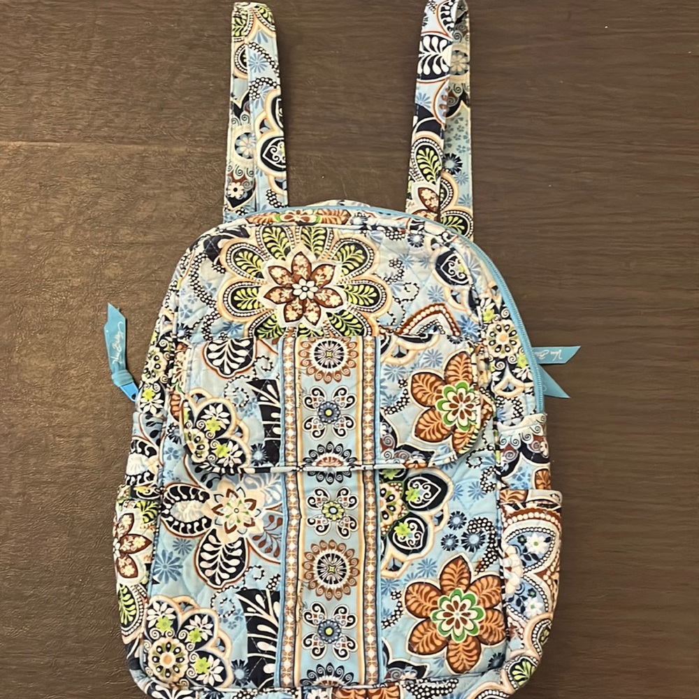 Vera Bradley Backpack-Bali Blue Pattern